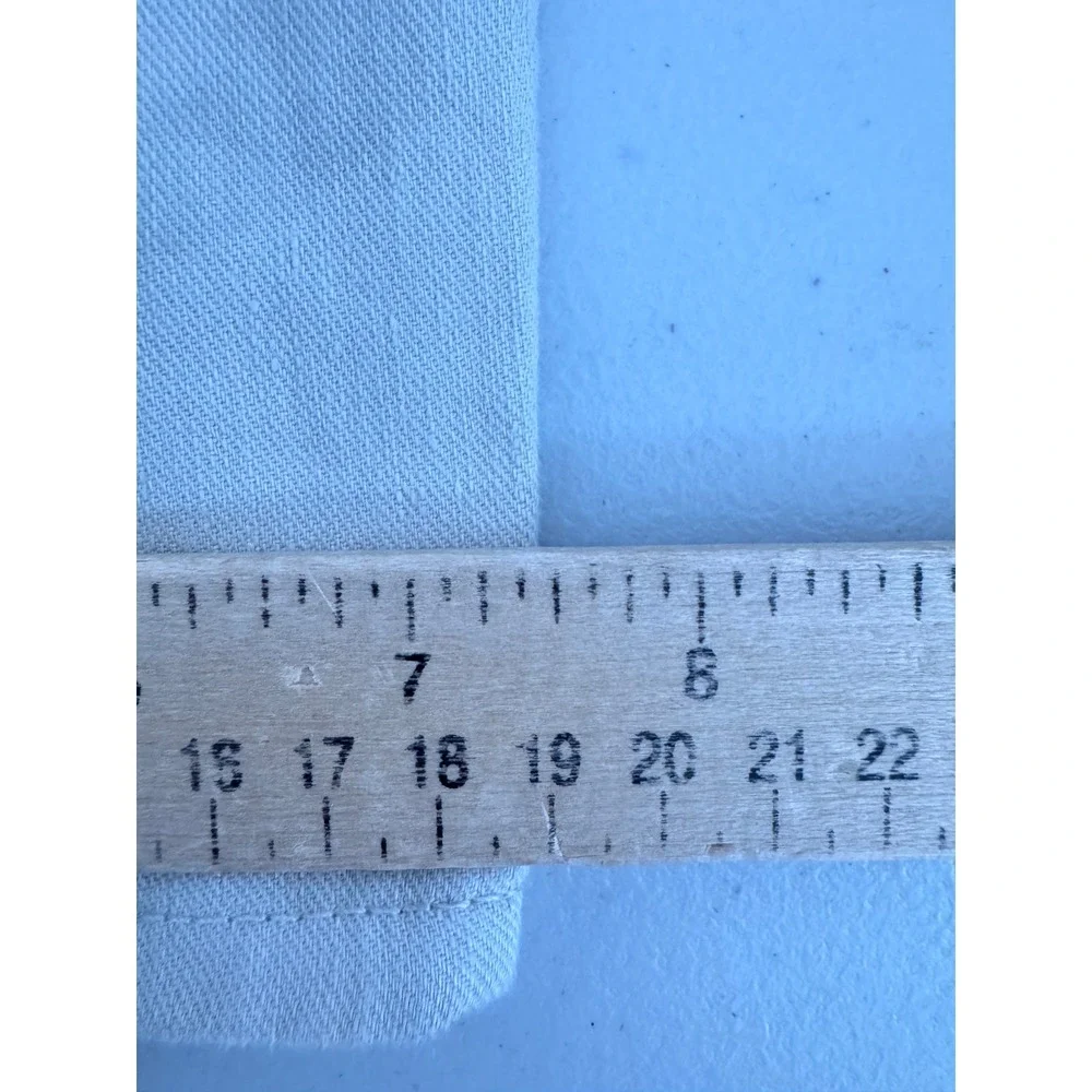 Banana Republic Slim Linen Traveler Pants Mens 36 Light tan minimalist